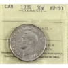 Image 1 : 50-cent 1939 ICCS AU50