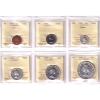 Image 1 : 1957 6-Coin Year Set ICCS PL65 to PL66 in 6-Pocket Sheet