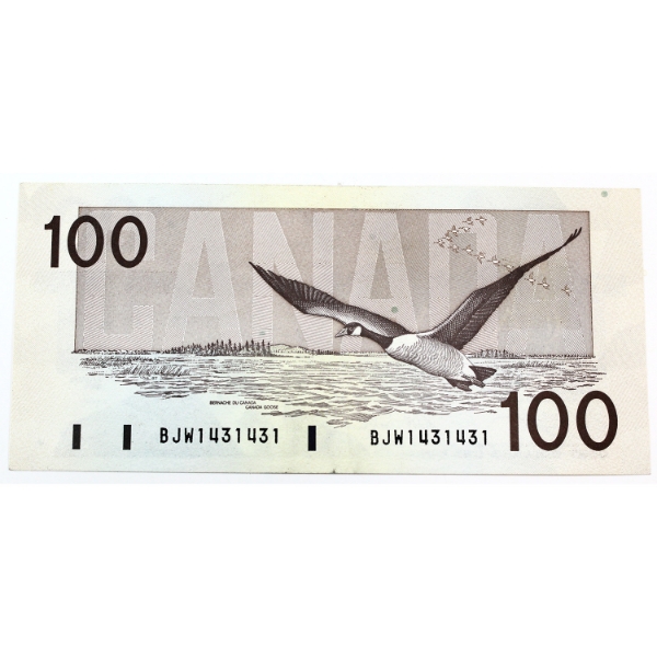 BC-60d-N10-ii 1988 $100 3 cycle REPEATER EF-AU Knight-Dodge SN: BJW1431431