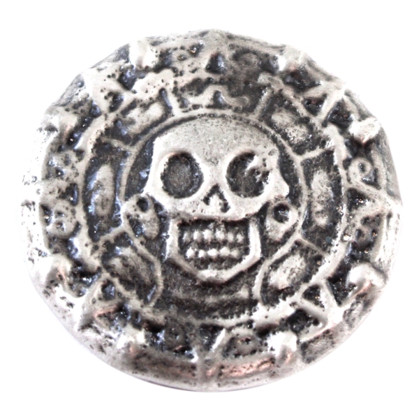 3oz Beaver Bullion Day Of The Dead .999 Fine Silver Round. (Tax Exempt) 