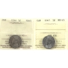Image 1 : 5-cent 1944 & 1945 ICCS MS65. 2pcs.