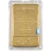 Image 2 : 1oz Ten Commandments Gold Plated Copper Art Bar