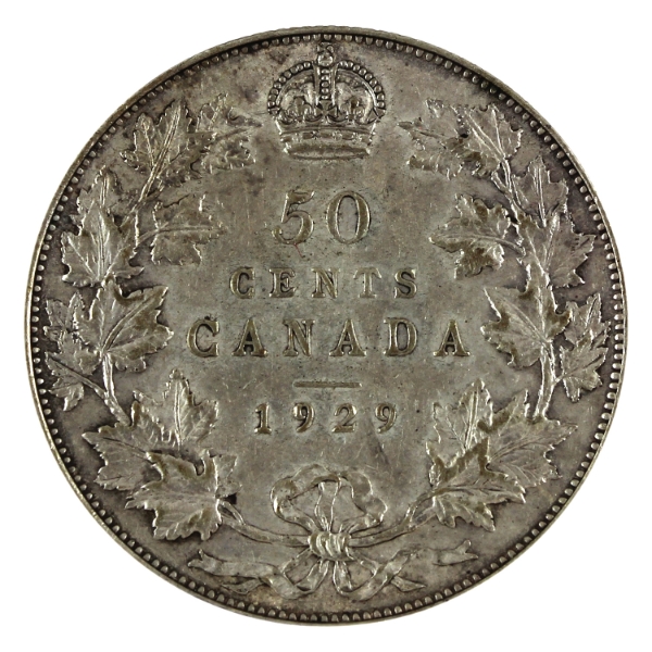 50-cent 1929 VF-EF