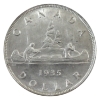Image 2 : Silver $1 1935 Dbl Voyageur ICCS MS65