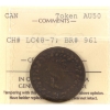 Image 1 : BR-961, CH-LC-48-7 1812 Tiffin Token ICCS AU50