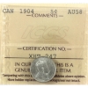 Image 1 : 5-cent 1904 ICCS AU58