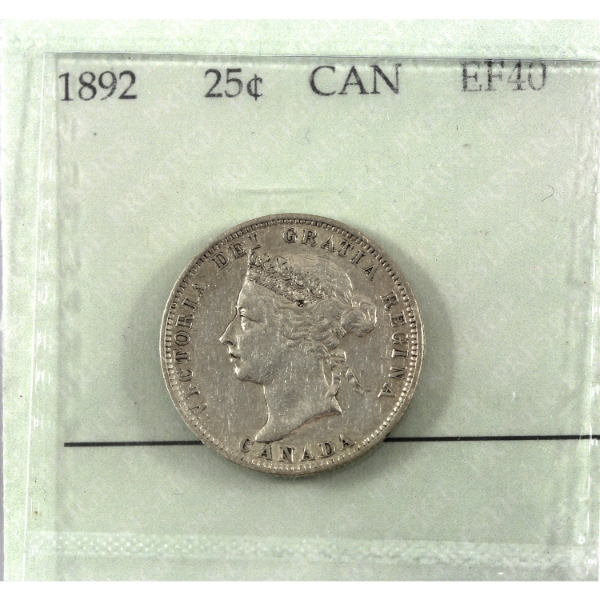 25-cent 1892 Prestige Certified EF40
