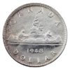 Image 2 : Silver $1 1948 ICCS AU55