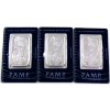 Image 1 : 1oz PAMP Suisse Lady Fortuna .999 Silver in Original Packaging. 3pcs in Sequence. (Tax Exempt)