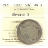 Image 1 : 50-cent 1888 Obverse 3 ICCS AG3