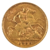 Image 1 : 3.9g Great Britain Gold 1909 1/2 Sovereign