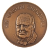 Image 1 : Wellings Mint 1965 Winston Churchill Commemorative Medal 65.29g-Bronze, 52mm