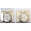 Image 1 : Silver $1 1935 & 1936 ICCS MS64. 2pcs