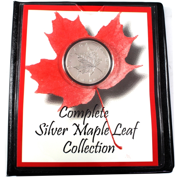 2003 $5 Silver Maple Leaf in First Commemorative Mint Holder (Tax Exempt)