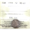 Image 1 : 5-cent 1918 ICCS MS65