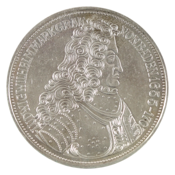 Germany-Federal Republic Silver 1955G 300th Anniversary - Birth of Ludwig von Baden