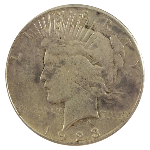 USA Silver 1923S Peace Dollar