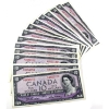 Image 1 : Bulk Lot of 1954 $10 Banknotes. 18pcs.