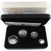 Image 1 : 2004 Arctic Fox .9999 Fine Silver 4-Coin Fractional Set (Tax Exempt)
