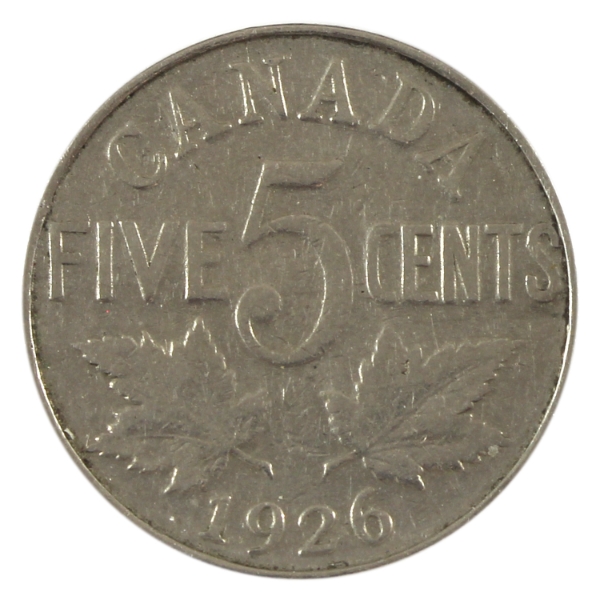 5-cent 1926 Near 6 VG10