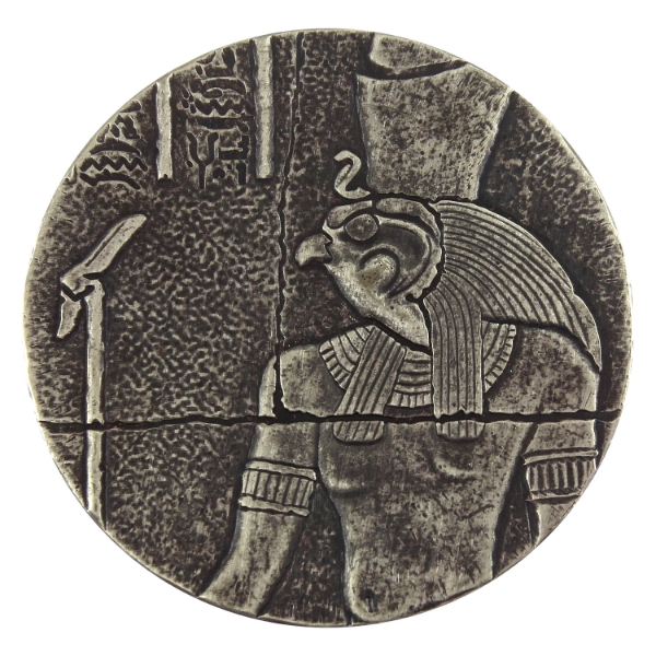 2oz Republic of Chad 2016 1000 Francs CFA Egyptian Relic Series- Horus .999 Fine Silver Coin
