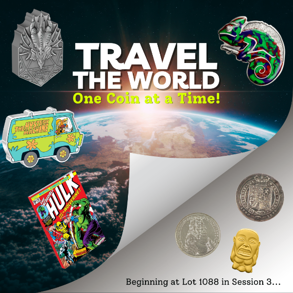 Travel the world—one coin at a time!
