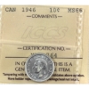 Image 1 : 10-cent 1946 ICCS MS66