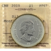 Image 3 : 2009 $1 Montreal Canadiens 100th Anniversary Proof Sterling Silver Dollar ICCS PF67