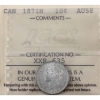 Image 1 : 10-cent 1871H ICCS AU58