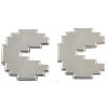 Image 1 : 2x 1oz Niue 2021 $2 Pac-Man™ Shaped Stackable .999 Fine Silver. 2pcs (Tax Exempt)