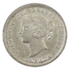 Image 2 : ERROR 5-cent 1870 Wide Rim Die Clash in 'CANADA' EF-AU