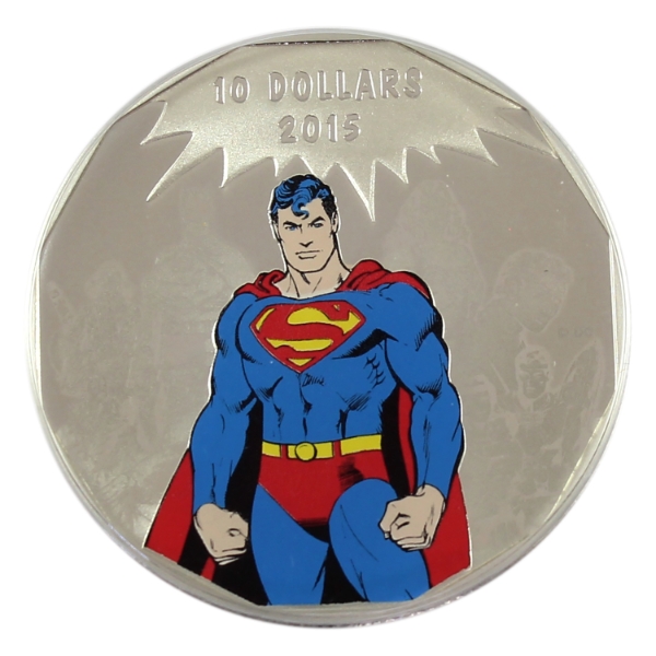 1/2oz 2015 $10 DC Comics Originals - Legacy .999 Fine Silver Coin w/ Selective Colour (Tax Exempt)