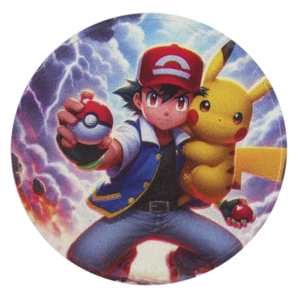 1oz USA Pokémon Catching Them All In Heaven .999 Fine Colourized Silver Round (Tax Exempt)