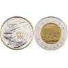 Image 1 : 1996 $2 Piedfort & 1908-2008 RCM Centennial Gilded Sterling Silver Coins in Capsules. 2pcs