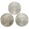 Image 2 : 3x 1oz Mason Mint 2019 Don't Tread On Me American Revolution .999 Fine Silver Rounds. 3pcs.