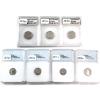 Image 2 : 10-cent 1963-1997 ACG & NNC Certified Specimen/Proof. 7pcs