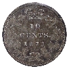 Image 3 : 10-cent 1871 ICCS VF20