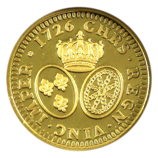 2007 $1 Gold Louis 1.555g .999 Fine Gold Coin (Tax Exempt)