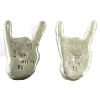 Image 2 : 3oz Bison Bullion Thrasher Skeletal Hand .999 Silver, Shaped. 2pcs. (Tax Exempt)