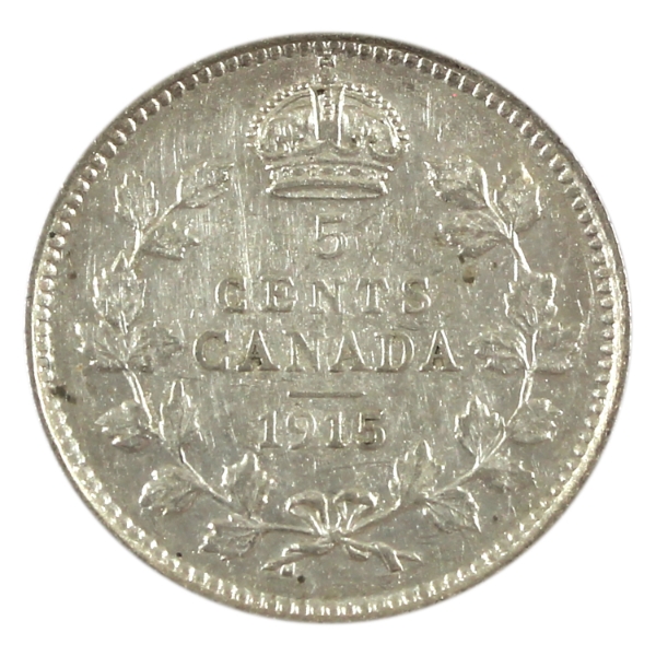 5-cent 1915 VF-EF