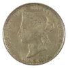 Image 2 : 25-cent 1885 Curved Top 5 Very Fine