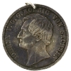 Image 2 : German States- Saxony Albertine Silver Vereinsthaler 1867 B *Rare*