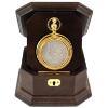 Image 1 : USA 1921 Morgan Silver Dollar Collector Pocket Watch in Deluxe Locking Presentation Box
