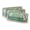 Image 1 : 30x $1 1954 Bulk Collection of Bank Of Canada Notes Beattie-Rasminsky With Different Prefixes. 