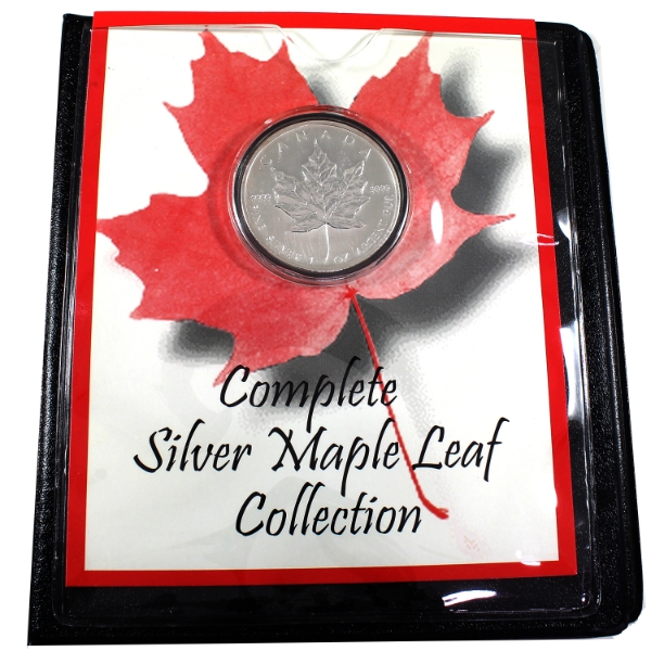 2003 $5 Silver Maple Leaf in First Commemorative Mint Holder (Tax Exempt)