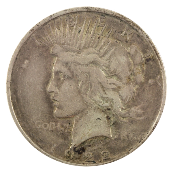 USA Silver 1922D Peace Dollar