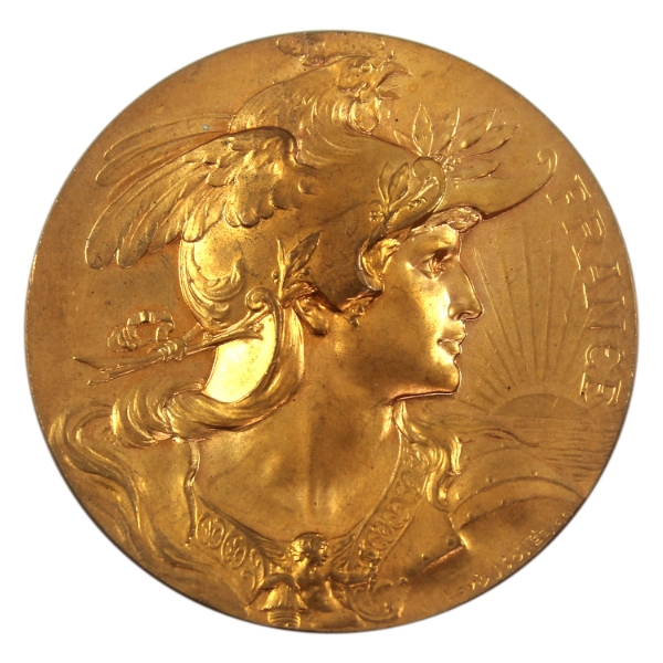 France c. 1899 Louis Bottee Medal 63.05g-Bronze, 50mm