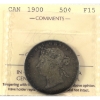 Image 1 : 50-cent 1900 ICCS F15 