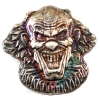 Image 1 : Monarch 2oz Evil Clown .999 Fine Silver 3D Art Bar in Purple Circus Tent Drawstring Bag (Tax Exempt)