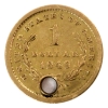 Image 2 : USA Gold 1849 Dollar Fine (Holed)